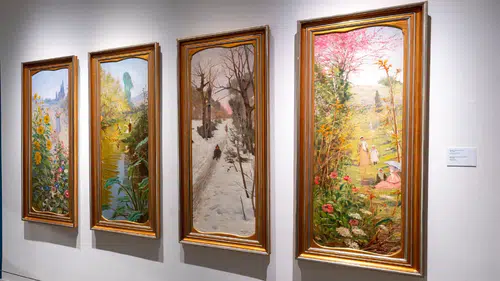 Halil Paşa’nın 1912 tarihli dört mevsim tabloları Londra’da 537 bin sterline satıldı