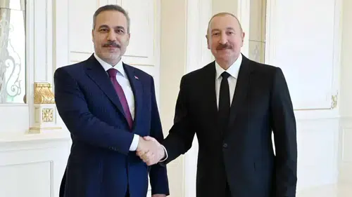 Bakü'de kritik temas: Aliyev'den Bakan Fidan'a özel kabul