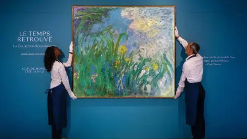 Claude Monet'nin ‘Iris’ tablosu 50 milyon avroya satıldı: Fransa'da müzayede rekoru