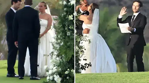 Tobey Maguire eski eşi Jennifer Meyer'in nikâhını kıydı