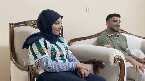 Yeşil-beyazlılardan vefalı ziyaret: Sude Ay'a moral dopingi