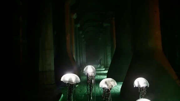 Yerebatan Sarnıcı, restorasyonun ardından törenle açıldı