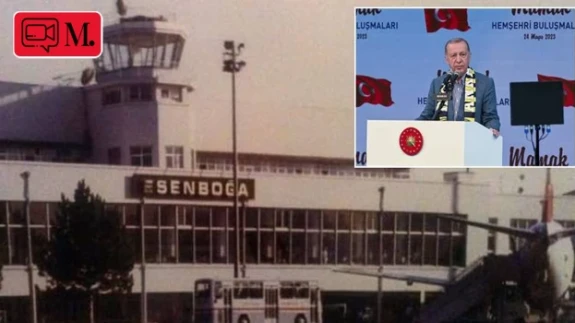 Erdoğan'dan büyük gaf: 1955 yılında hizmete giren Esenboğa Havalimanı için "biz yaptık" dedi