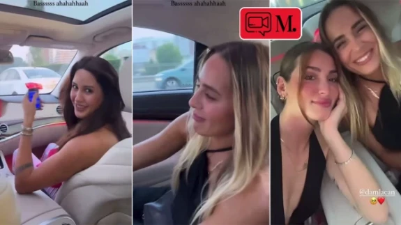 Survivor All Star Finaline giden Sahra, Yağmur ve Damla Can'dan çakar arabalı gösteri!