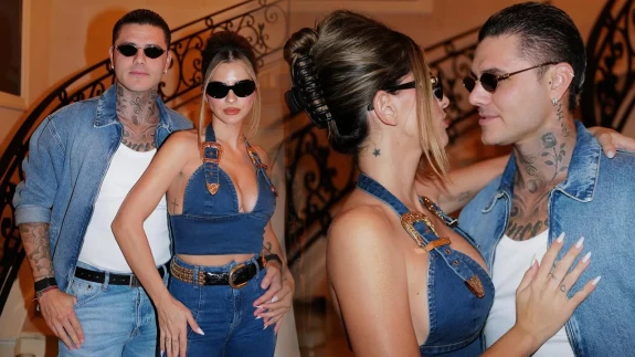 Mauro Icardi ve China Suarez'den renkli pozlar: "80'ler doğum günü partisi"