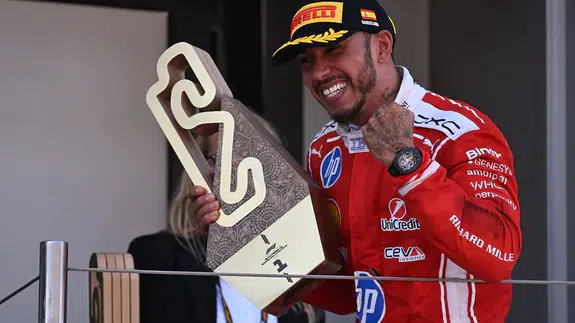 Formula 1 Barselona’da zafer Lewis Hamilton’ın: Ferrari’deki ilk galibiyetini aldı