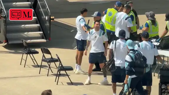 Messi'ye ABD'de dedektörle üst araması yapıldı: Ünlü futbolcu gülerek tepki gösterdi