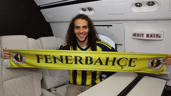 Fenerbahçe'nin yeni transferi Matteo Guendouzi İstanbul'a geldi