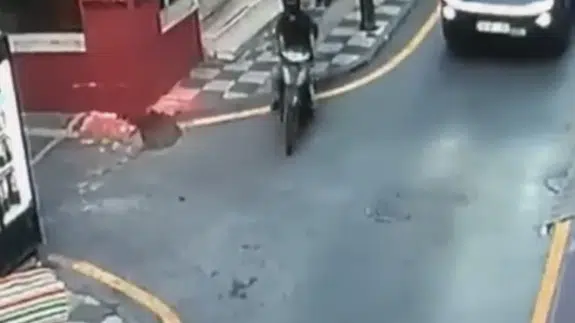 Bartın'da Vali Yardımcısına motosiklet çarptı