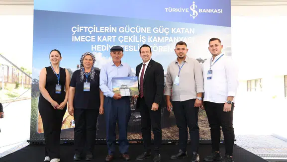 İş Bankası'ndan çiftçiye teknolojik destek: 10 şanslı üretici ödüllerine kavuştu