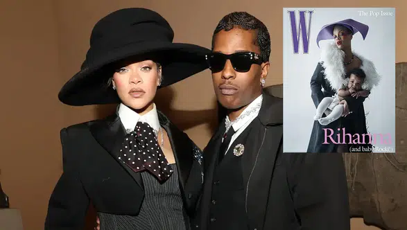 Rihanna kızı Rocki ile W dergisi kapağında: "Kapak kızları!"