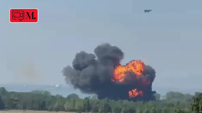 Yalova'da F-16 kaza kırıma uğradı