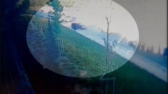 TFF çalışanının feci kazası güvenlik kameralarına yansıdı
