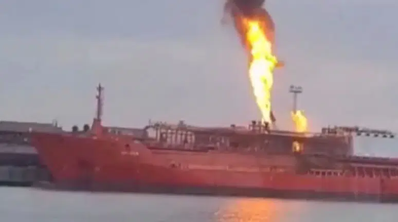 Rusya, Odesa’daki İzmail Limanı’nda Türk gemisi ORINDA’yı vurdu