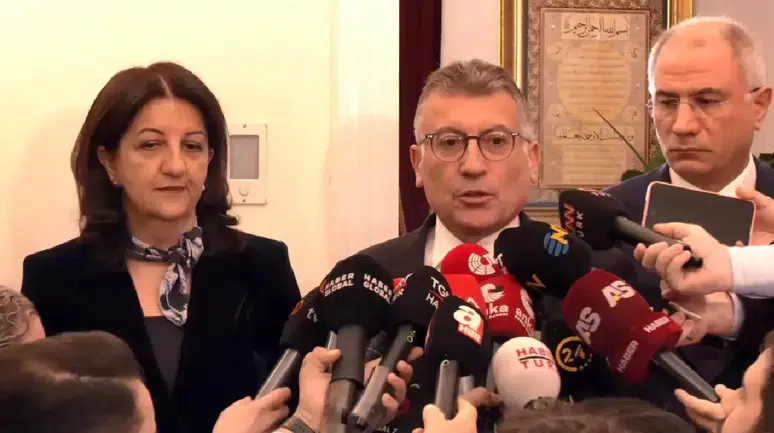 DEM Parti’den AK Parti’ye ziyaret: Barış hukuksuz olmaz