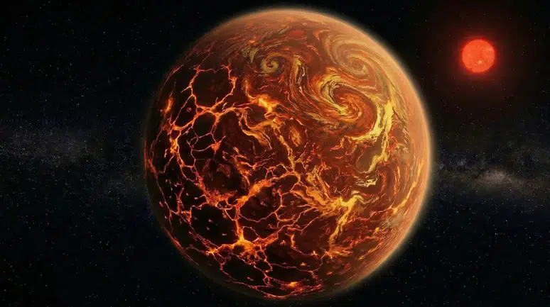 Bilim insanları yeni gezegen türü keşfetti: Yüzeyi lavlarla kaplı, atmosferi çürük yumurta kokuyor