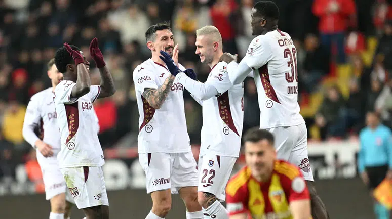 Trabzonspor deplasmanda Kayserispor'u 3-1 mağlup etti