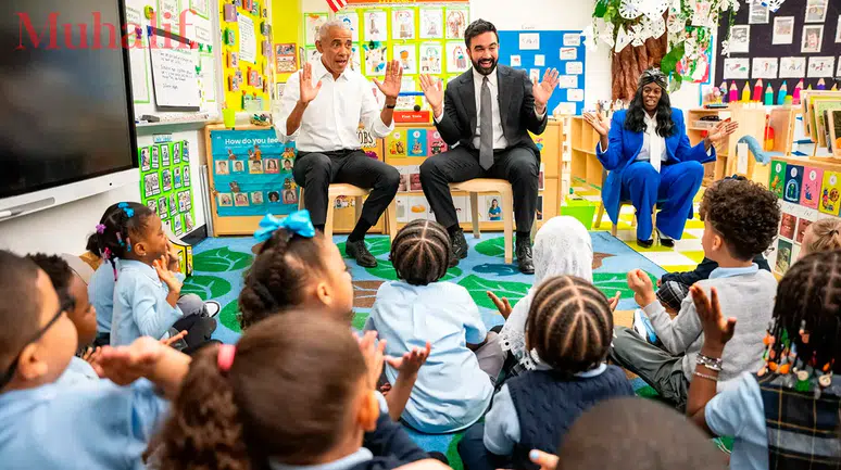 New York Belediye Başkanı Mamdani ve Obama'nın ilk buluşmasında çocuklara şarkılı sürpriz