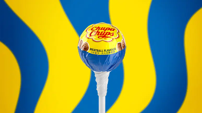 1 Nisan şakası gerçek oldu: IKEA ve Chupa Chups’tan köfteli lolipop