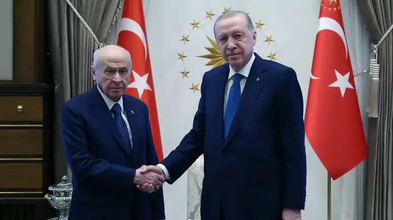 Cumhurbaşkanı Erdoğan ve Devlet Bahçeli bir araya geldi