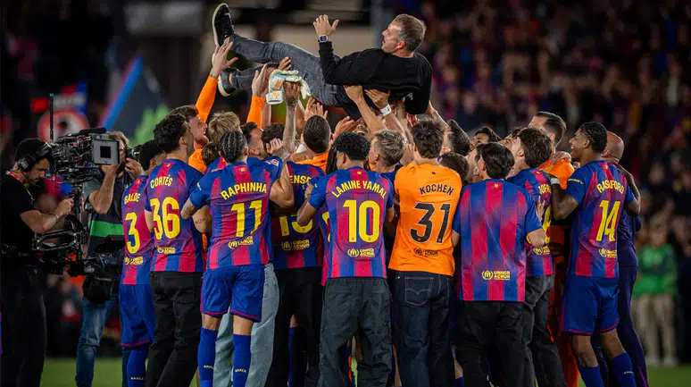 Barcelona, El Clasico zaferiyle şampiyon oldu