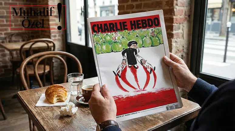 Charlie Hebdo’dan İran rejimine 'Kanlı' gönderme: Hamaney ve yeşil ceset torbaları