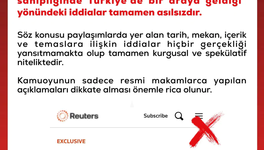 Dezenformasyonla Mücadele Merkezi'nden kritik 'MİT' açıklaması: İddialar gerçeği yansıtmıyor