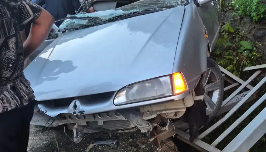 Artvin'de trafik kazası: Kontrolden çıkan araç duvara çarptı