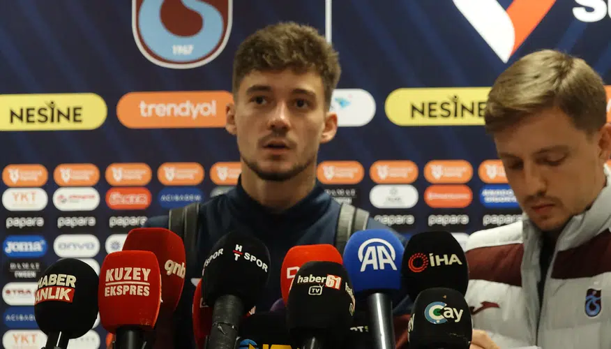 Trabzonspor'un yıldızı Muçi'den iddialı çıkış: Bu sezon hedefimiz büyük