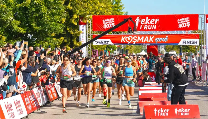 Bursa'da spor şöleni: 13. Eker I Run binlerce katılımcıyı buluşturdu
