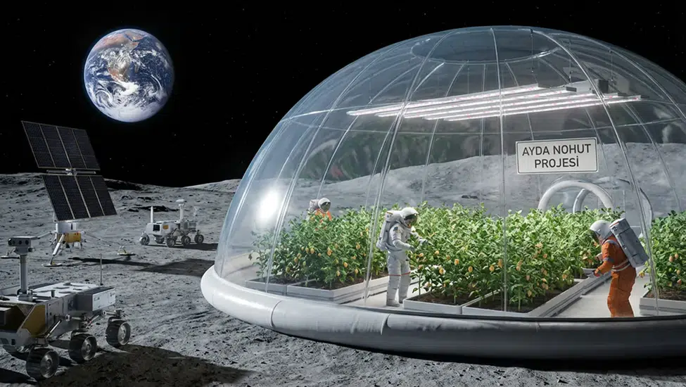 Ay toprağında tarım devrimi: Bilim insanları nohut yetiştirmeyi başardı