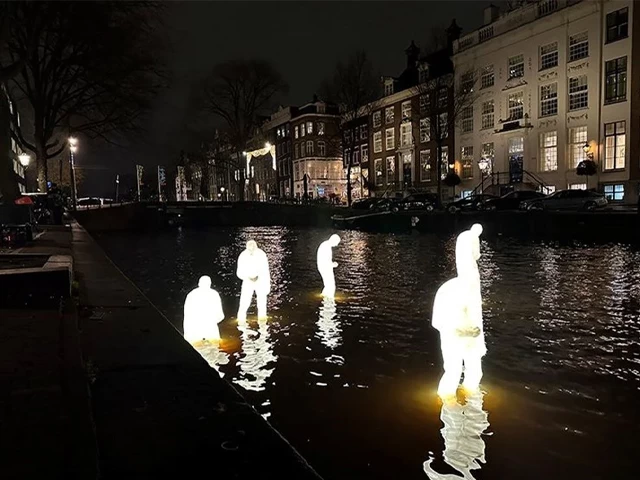 Hollanda'da Işık Sanatı Festivali