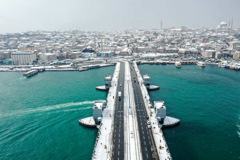İstanbul'dan kar manzaraları 1