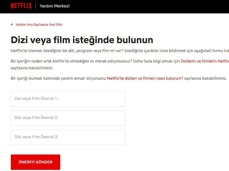 Netflix'teki gizli özellikler