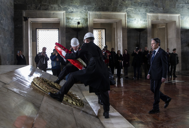 ABD Dışişleri Bakanı Antony Blinken Anıtkabir’i ziyaret etti 3