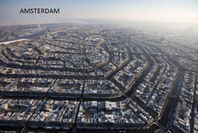 Şehirlerin muhteşem planlarının havadan görünümleri