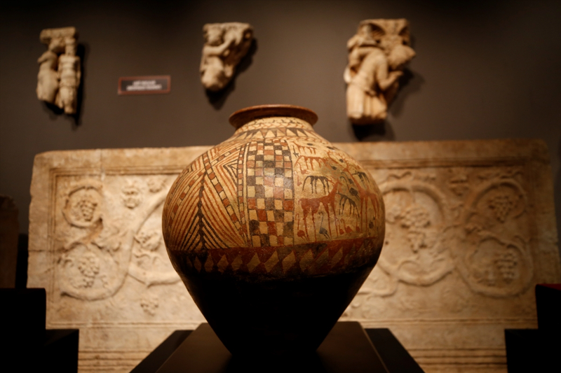 ABD'de ele geçirilip Antalya'ya getirilen 12 tarihi eser tanıtıldı 4