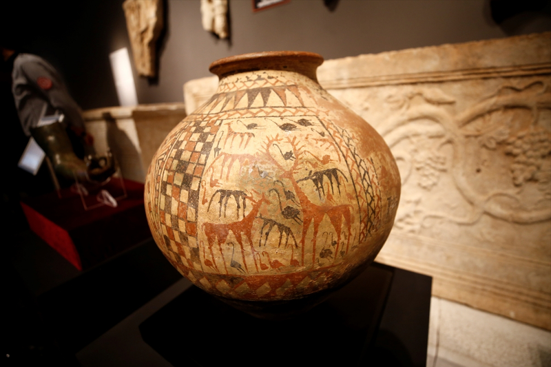 ABD'de ele geçirilip Antalya'ya getirilen 12 tarihi eser tanıtıldı 7