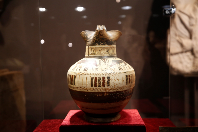 ABD'de ele geçirilip Antalya'ya getirilen 12 tarihi eser tanıtıldı 8