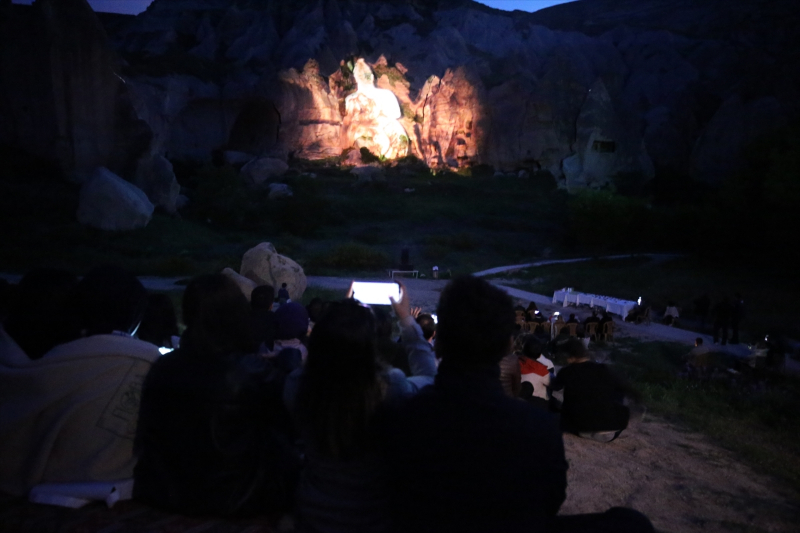 Kapadokya tarihi, 3D Mapping teknolojisi ile peribacalarına yansıtıldı 7