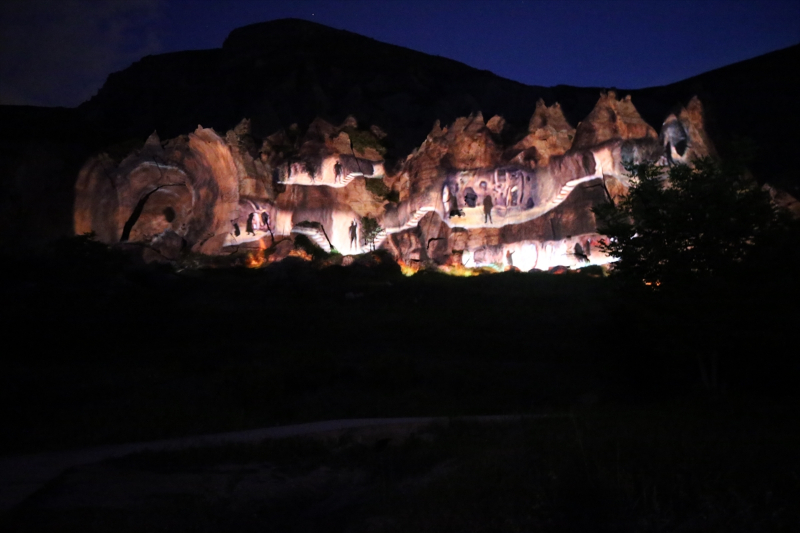 Kapadokya tarihi, 3D Mapping teknolojisi ile peribacalarına yansıtıldı 9