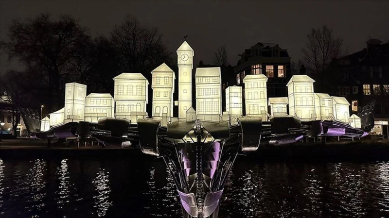 Hollanda'da Işık Sanatı Festivali