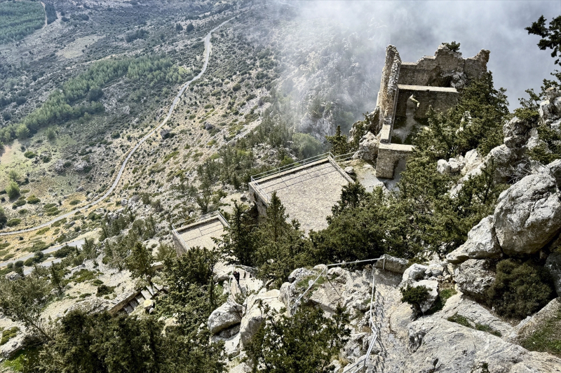 KKTC'nin “Rüzgara Boyun Eğmeyen” Buffavento Kalesi 14