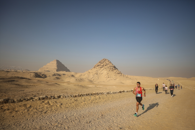 Mısır'da "Sakkara Maratonu" düzenlendi