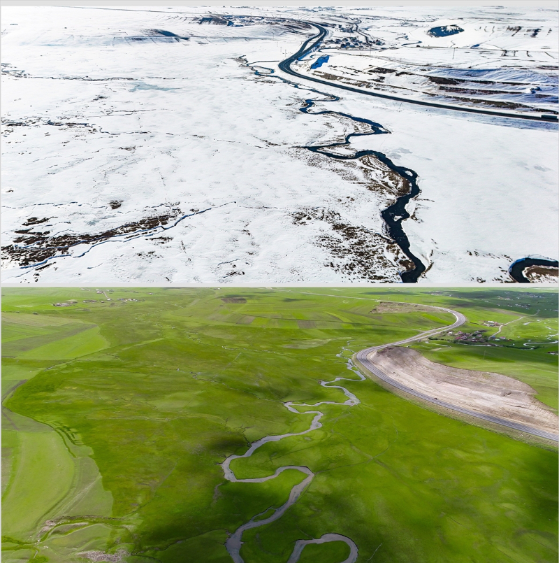 Kars-Ardahan sınırındaki menderesler her mevsim farklı güzelliğe bürünüyor 5