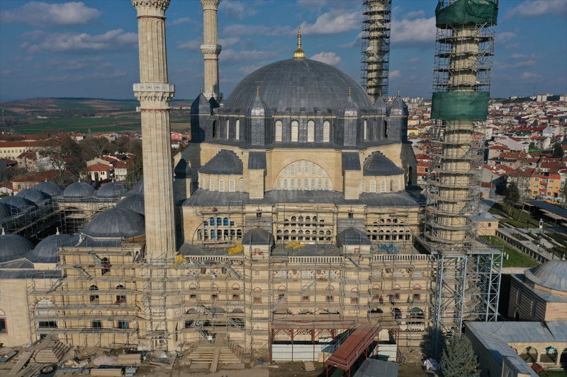 Selimiye'nin restorasyonu 2025 yılında bitirilecek