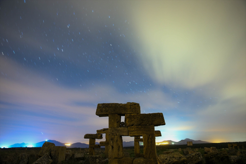 "Makedon askerlerin kalesi" Blaundos Antik Kenti'nde yıldızlı gece 4