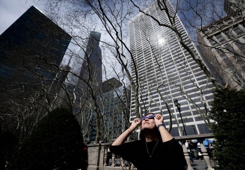 2024'ün ilk Güneş tutulması ABD'den izlendi 19