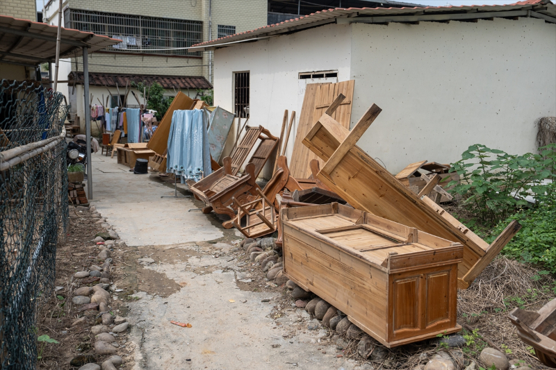 Çin'de yaşanan sele dönüşen şiddetli yağış Guangdong eyaletini vurdu 15