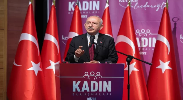 Kılıçdaroğlu, Düzce’de kadınlar ve gençlerle buluştu